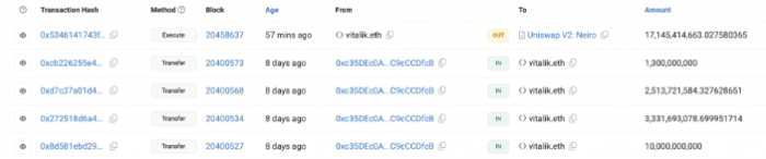 Vitalik Buterin171|öTokenslNeiro DƬ