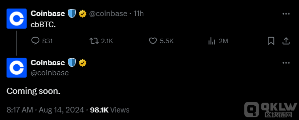 CoinbaseƳcbBTCTokensЈ҈DƬ