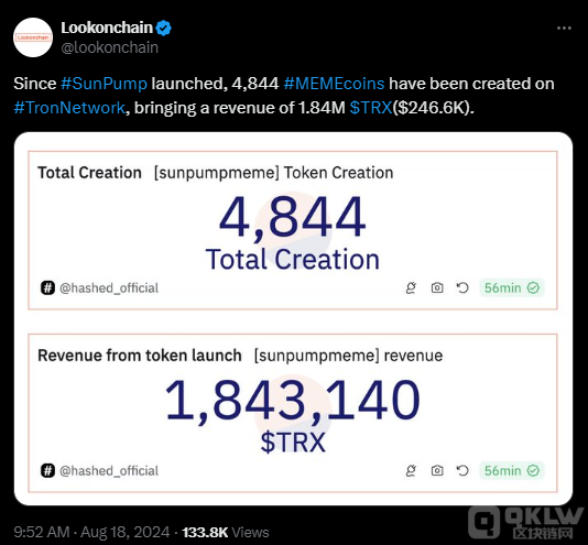 Memecoin ᳱϯ TRON WjSunPump ÿ DƬ